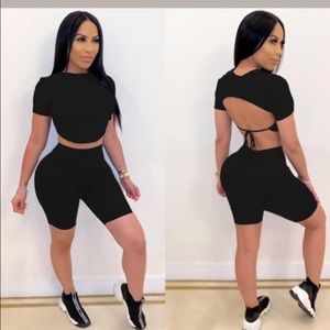 2piece Black Set